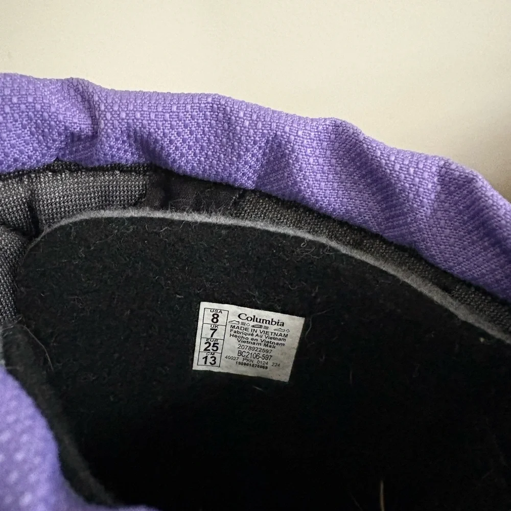 Like New - Columbia Toddler Snow Boots Size 8 - Picture 5 of 5